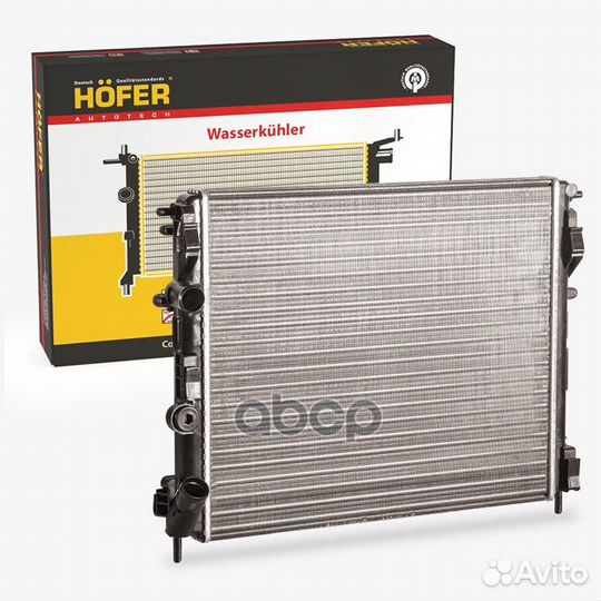 Радиатор охлаждения Renault Logan 04-08, Clio I