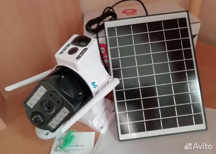 Камера видеонаблюдения 4G на солнечной батарее