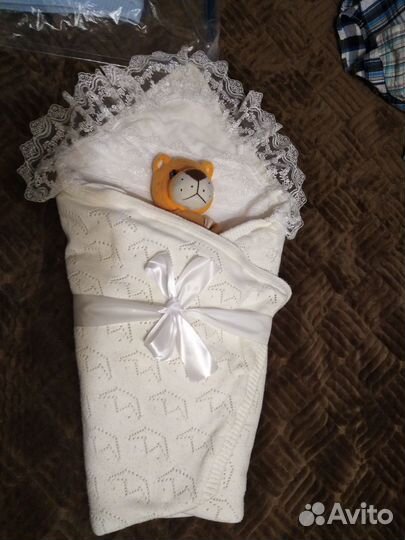 Конверт на выписку, одеяло детское