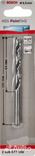 Сверло по металлу HSS PointTeQ 6.5x101 мм