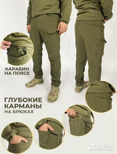 Страйкбольный костюм Олива не промокаемый