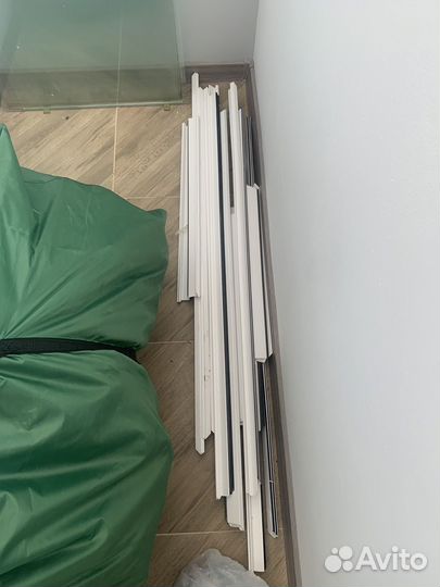 Стекло для балкона 4 мм и штапики к ним