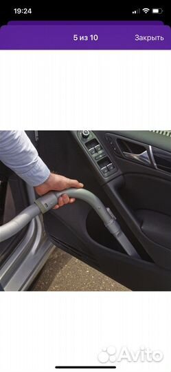 Автомобильный пылесос black decker новый