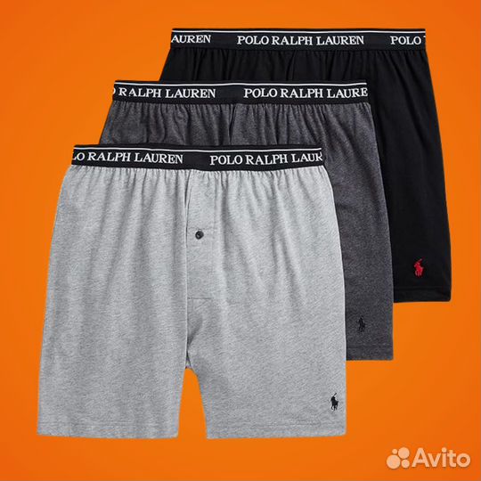Набор боксеров 3шт Polo Ralph Lauren Classic Fit M