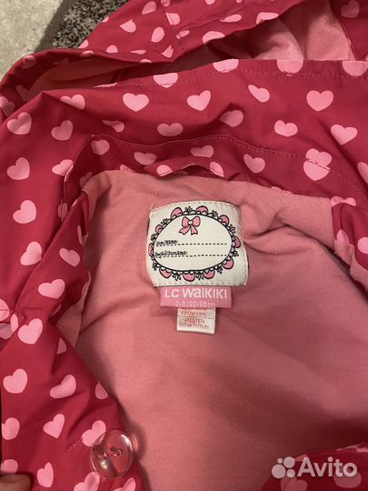 Ветровка для девочки 92-98