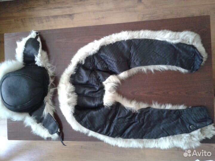 Меховая шапка и воротник