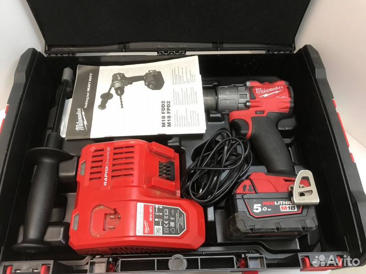 Аккумуляторная дрель-шуруповерт Milwaukee M18 fuel