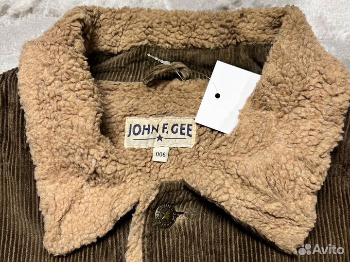 Винтажная вельветовая куртка John F. Gee - XL