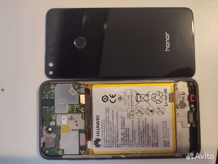 Дисплей в рамке ориг honor 8 lite