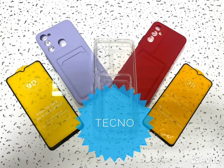 Накладки и стекла для Tecno,Vivo