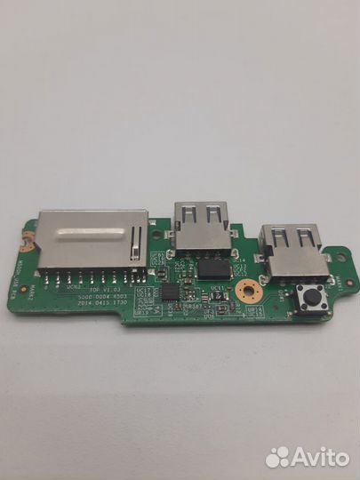 Плата USB и картридер для ноутбука DNS M500B