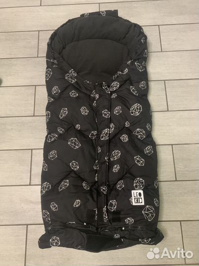 Конверт в коляску зимний leokid