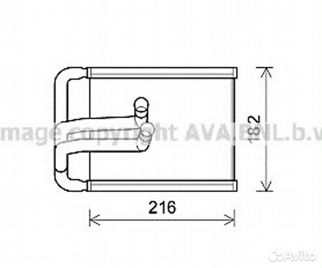 Радиатор отопителя hyundai: tucson (JM) 2.0 crdi/2