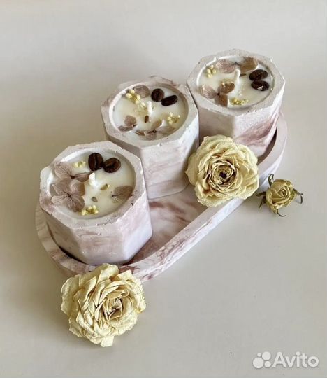 Подарочный набор ароматических свечей