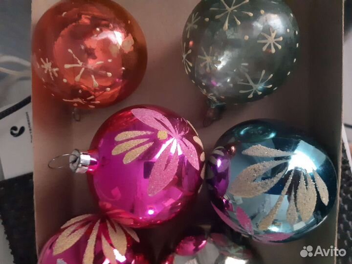 Елочные игрушки СССР шары