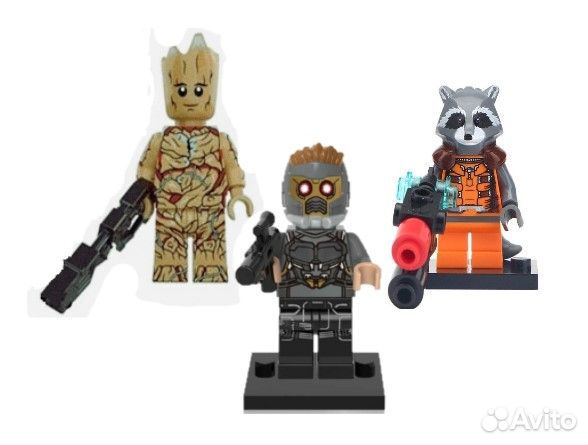 Минифигурки Лего аналог Стражи Галактики новые