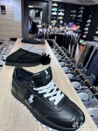 Кроссовки Polo Ralph lauren (мех)