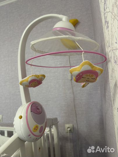 Мобиль Chicco Волшебные звезды розовый