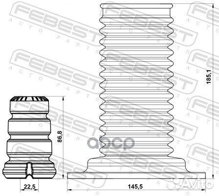 Пыльник передн амортизатора с отбойником комплект