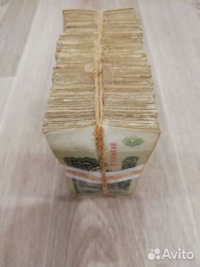 3руб 1961г блок из 1000шт в обвязке