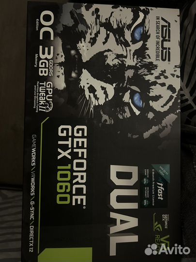 Видеокарта GeForce gtx 1060