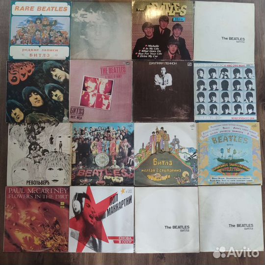 Виниловые пластинки Beatles