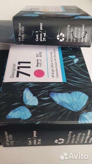 Картриджи HP 711 (HP CZ131A и CZ132A)