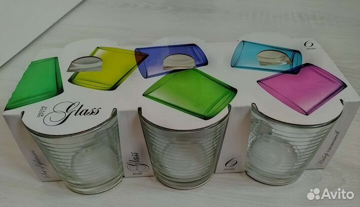 Стаканы стеклянные набор Новый