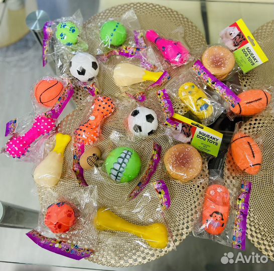 Игрушки для собачек мелких и средних пород