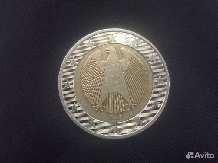 Монета 2 евро 2002 (G)