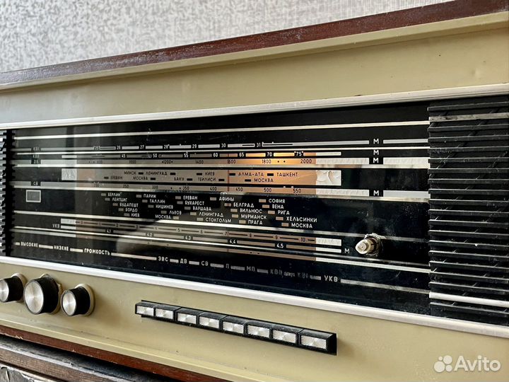 Ламповая радиола СССР