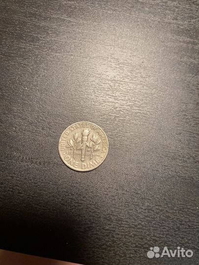 Монеты.liberty ONE dime 1970 Перевертыш