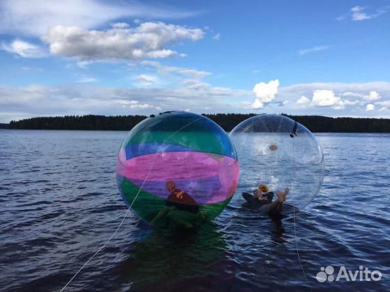 «Аквазорб» - водный шар прозрачный надувной из тпу