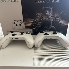 Xbox one s 2 геймпада 1tb