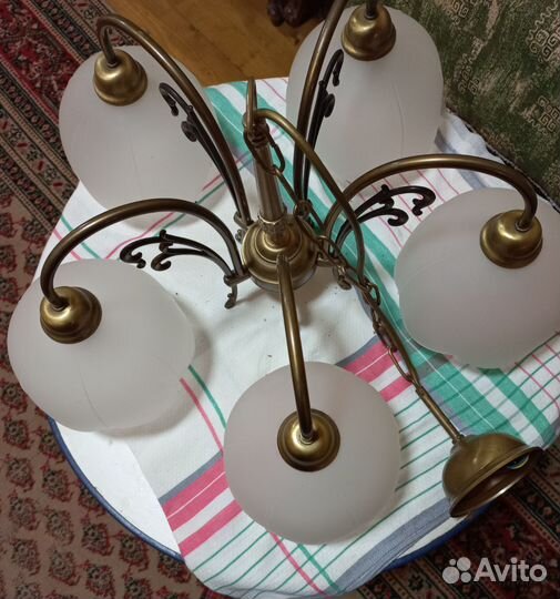 Люстра потолочная подвесная бу