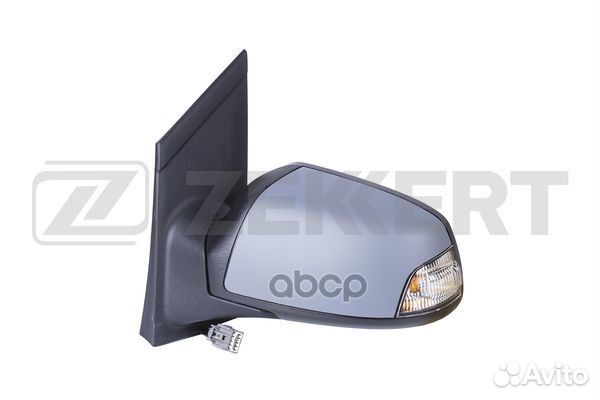 Зеркало в сборе левое / грунтованное / выпуклое