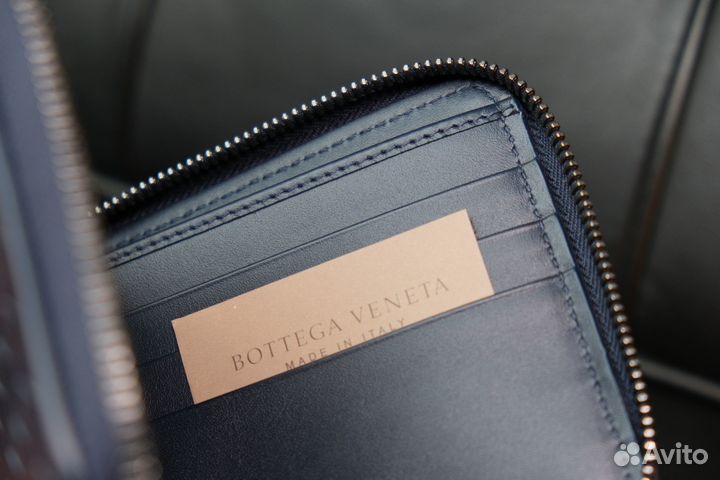 Кожаный кошелек на молнии Bottega Veneta