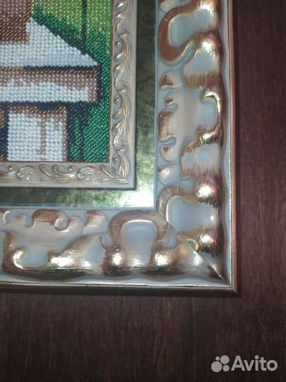 Картина вышитая бисером 