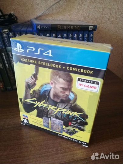 Cuberpunk 2077 SteelBook+Comicbook ps4 новый Обмен