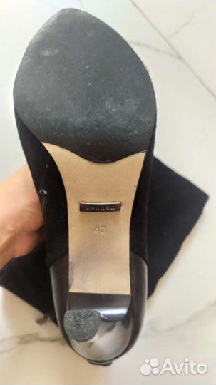 Сапоги натуральная кожа (замша)