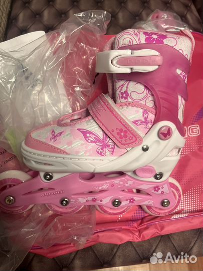 Роликовые коньки детские раздвижные