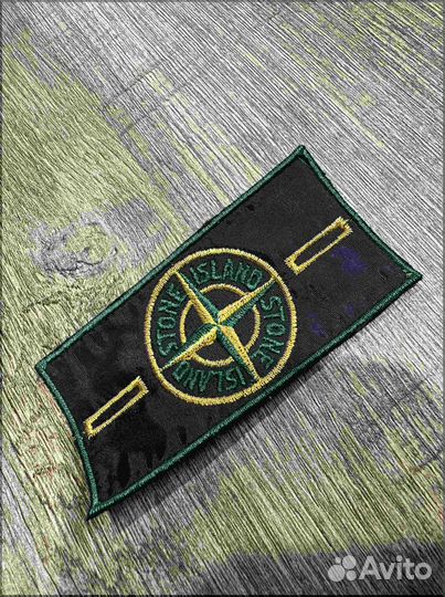 Патч Stone Island Ghost Piece Beige Badge