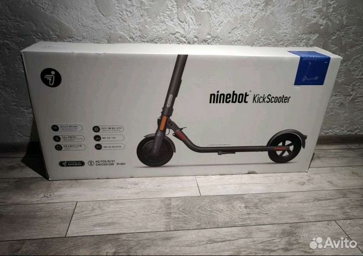 Новый электросамокат Ninebot e22