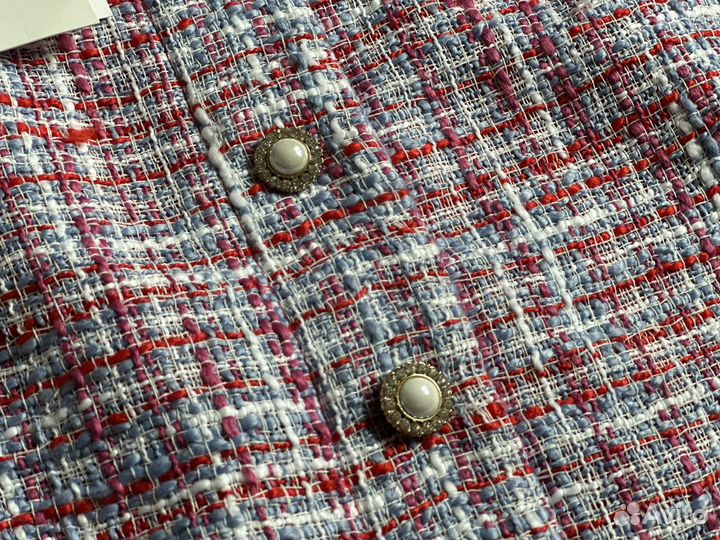 Zara юбка новая твидовая S