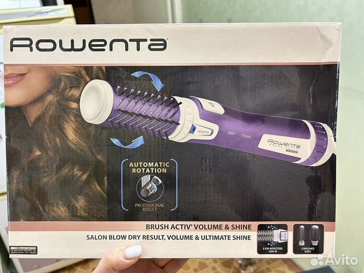 Фен щетка rowenta