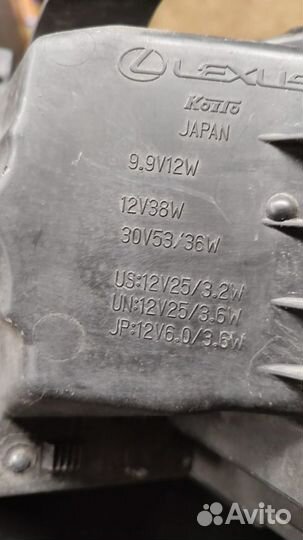 Лексус ls5 фары lexus