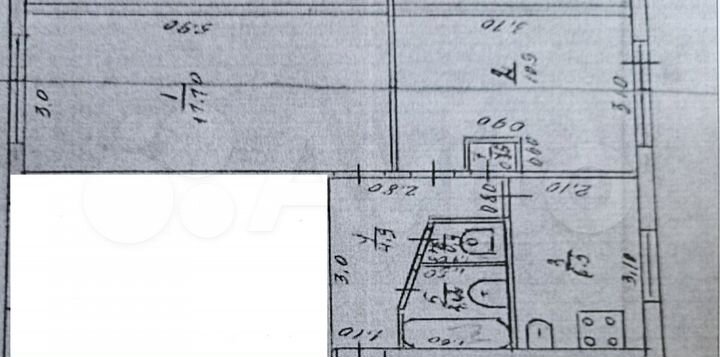 2-к. квартира, 43,5 м², 3/5 эт.