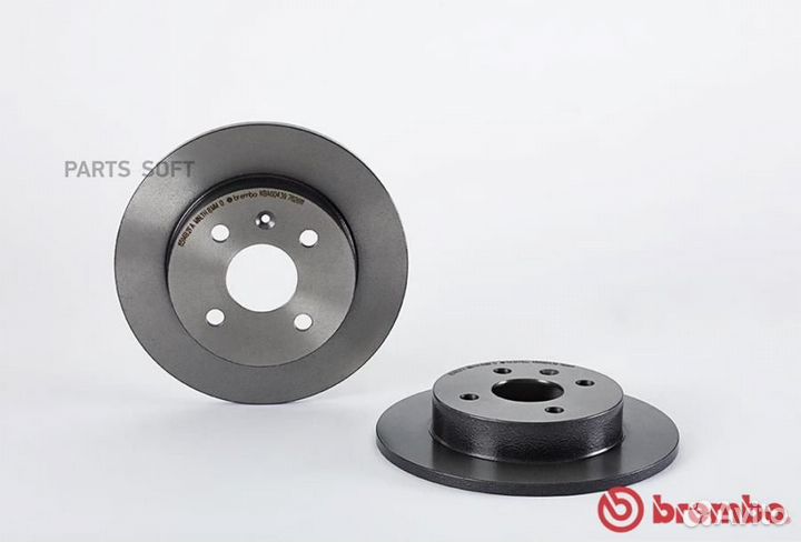Brembo 08762611 Диск тормозной задний 240mm окраше