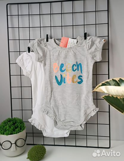 Боди для девочки 68 2шт