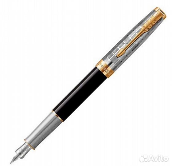 Ручка перьевая Parker Sonnet Premium Metal Black G